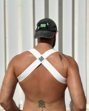 Load image into Gallery viewer, White Elastic chest harness
